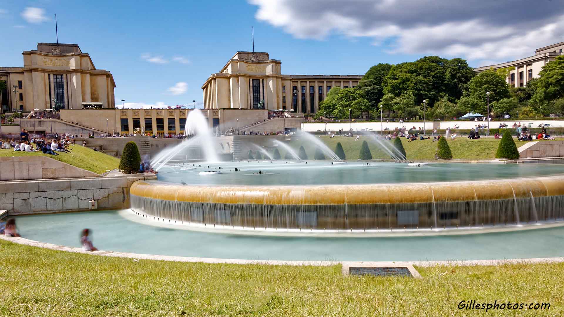 Mai 2019 : Fontaine du palais de Chaillot - Paris